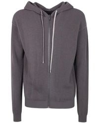 Rick Owens - Zipperd Hoodie Knit Jacket - Lyst