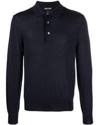 Tom Ford - Long-sleeve Polo Shirt - Lyst