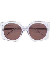 Courreges - Oversized Geometric-Frame Sunglasses - Lyst