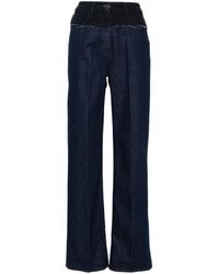 Givenchy - Jean À Empiècements En Tweed - Lyst