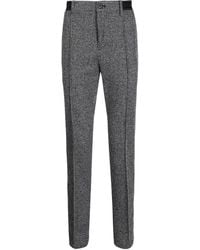 MASTER BUNNY EDITION - Logo-Patch Jacquard Checked Pants - Lyst