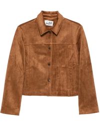 MC2 Saint Barth - Veste Boutonnée À Logo Brodé - Lyst