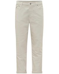 Brunello Cucinelli - Logo-Patch Trousers - Lyst