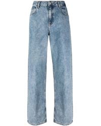 Moschino - Vaqueros Rectos Con Efecto Lavado - Lyst