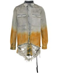 Rick Owens - Outershirt Denim Jacket - Lyst