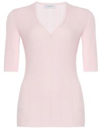 Gabriela Hearst - Amari V-Neck Top - Lyst