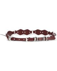 Isabel Marant - Bolton Eyelet-Embellished Leather Belt - Lyst