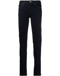 Love Moschino - Embroidered Logo Skinny Jeans - Lyst