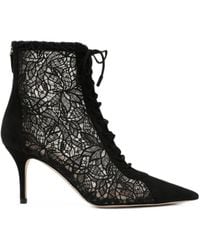 Arteana - Venezia Lace-Up Heeled Ankle Boots - Lyst