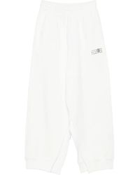 MM6 by Maison Margiela - Number-Print Track Pants - Lyst
