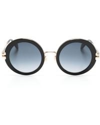 Marc Jacobs - Sonnenbrille mit rundem Gestell - Lyst