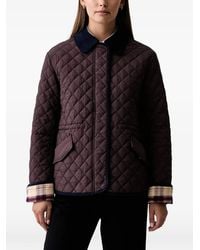 Silvian Heach - Vutsov Quilted Corduroy-Collar Jacket - Lyst