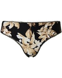Twinset - Floral-Print Brazilian Bikini Bottoms - Lyst