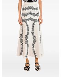 Ulla Johnson - Valencia A-Line Midi Skirt - Lyst