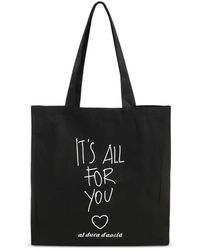 Al Duca d'Aosta - Slogan-Print Tote Bag - Lyst