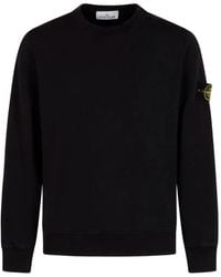 Stone Island - 6100060 Organic Cotton Fleece Sweatshirt - Lyst