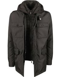 Moorer - Hooded Jacket - Lyst