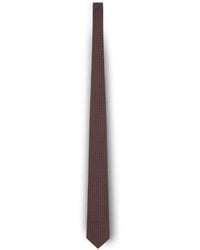 Lardini - Geometric-Print Silk Tie - Lyst