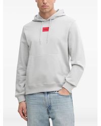 HUGO - Hoodie Mit Logo-Patch - Lyst