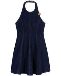 Maje - Halterneck Mini Dress - Lyst
