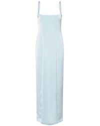 ROTATE BIRGER CHRISTENSEN - Maxikleid Mit Eckigem Ausschnitt - Lyst