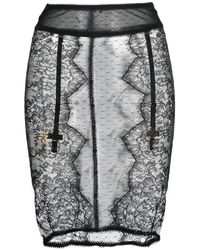 Maison Close - Inspiration Divine Floral-lace Skirt - Lyst