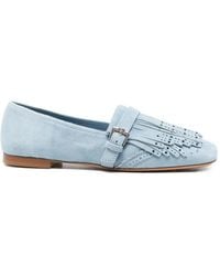 Ermanno Scervino - Fringed Buckle Loafers - Lyst