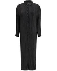GONGDID DESIGN - Buttoned Maxi Dress - Lyst