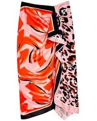 Essentiel Antwerp - Juanita Printed Midi Skirt - Lyst