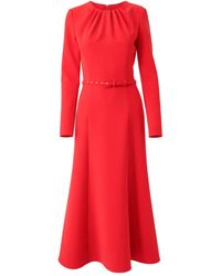 Carolina Herrera - ベルテッド ドレス - Lyst
