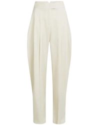 KARL LAGERFELD - Karl Studios Pleated Trousers - Lyst