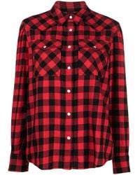 Woolrich - Checked Cotton Flannel Shirt - Lyst