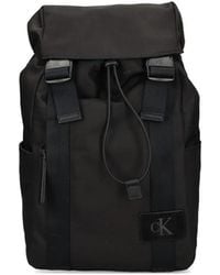 Calvin Klein - Flap-Top Drawstring Backpack - Lyst