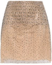 Ermanno Scervino - Crystal-Embellished Mini Skirt - Lyst