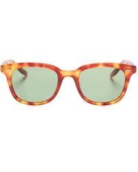 Barton Perreira - Occhiali Da Sole Squadrati Winton Con Design Tartarugato - Lyst