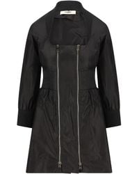 Fendi - Zip-Up Mini Dress - Lyst