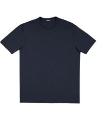 Zanone - Cotton T-Shirt - Lyst