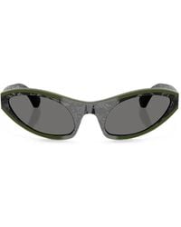 Alain Mikli - Marbled-Effect Cat-Eye Sunglasses - Lyst