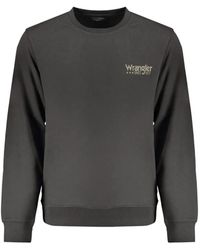 Wrangler - Logo-Embroidered Crew-Neck Sweatshirt - Lyst