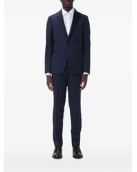 ZEGNA - Satin-Lapel Tailored Suit - Lyst