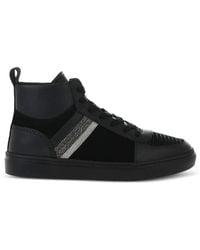 Fabiana Filippi - Rhinestone-Embellished High-Top Sneakers - Lyst