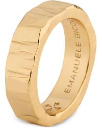 Emanuele Bicocchi - Hammered Band Ring - Lyst