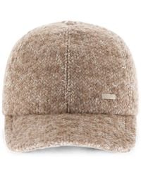 Herno - Sequin-Embellished Bouclé Baseball Cap - Lyst