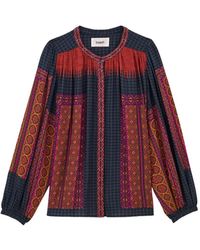 Ba&sh - Olivio Blouse Met Geometrische Print - Lyst