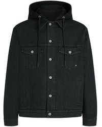 KARL LAGERFELD - X Pietro Terzini Padded Denim Jacket - Lyst