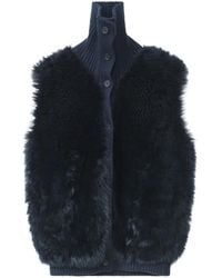 Fabiana Filippi - Shearling-Panelled Vest - Lyst