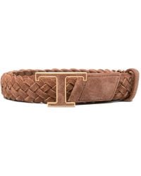 Tod's - Braided Leather Belt - Lyst