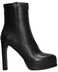 Chantal - Platform Leather Boots - Lyst