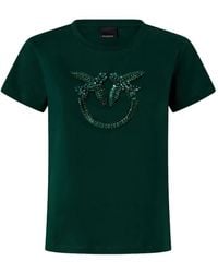 Pinko - Camiseta con aplique del logo - Lyst
