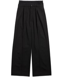 Balenciaga - Hybrid Tailoring Wool Trousers - Lyst